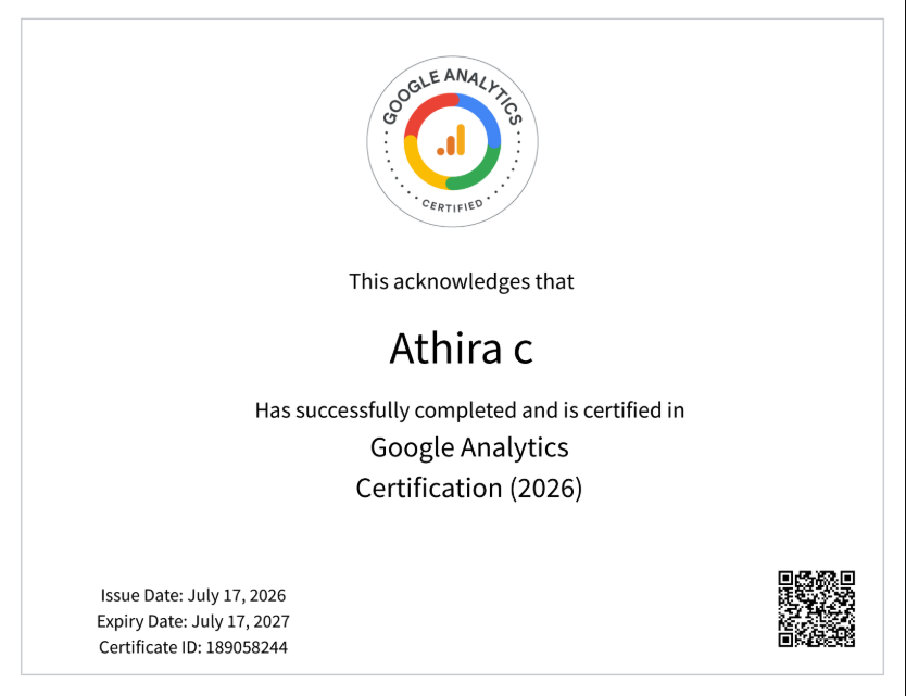 certificate analytics